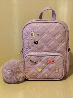 Under1Sky Pink Mini Backpack/Crossbody
